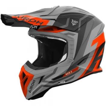 Airoh Casco de Cross Aviator Ace 2 Ground Naranja Mate XL
