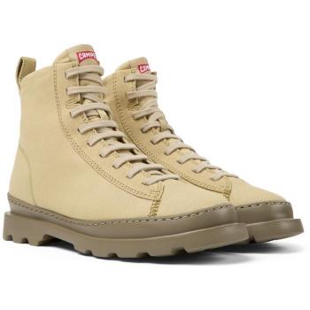 CAMPER Brutus Ankle Boots for Women - Beige, Cotton Fabric, Size 35/5