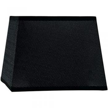 Pantalla Cuadrada Negra Mantra Habana 160x200 mm para Lámparas de Pared