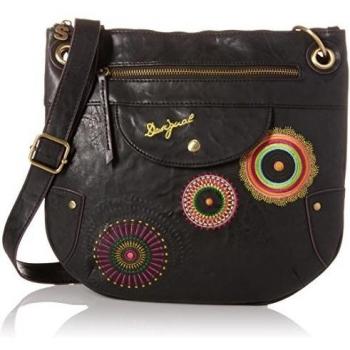 Desigual BOLS_BROOKLYN AUDREY Bolso de hombro de material sintético mujer, Multicolor, talla 31x27x1 cm