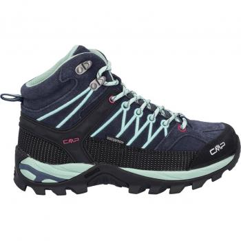 CMP Women's Rigel Waterproof Hiking Sneakers, Blue, Size 10 US