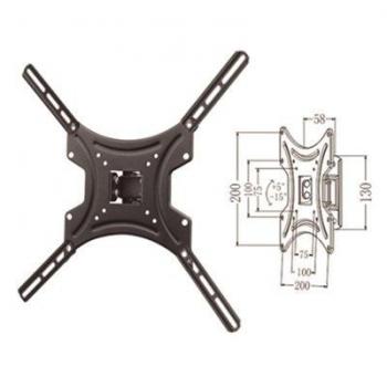 Phoenix Technologies - Soporte de TV Inclinable de Pared hasta 55 pulgadas, Hasta 25 kg Vesa 400x400