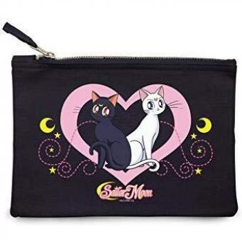 ABYstyle - SAILOR MOON - Estuche para cosméticos - Luna y Artemisa - Azul