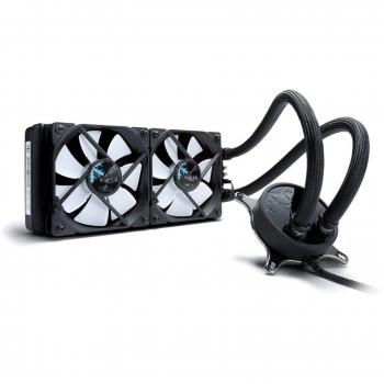 Fractal Design Celsius S24 - 240 mm Radiator - Silent Liquid CPU Cooler - PWM - Intelligent Controls - 2x Fractal Design Dynamic X2 PWM GP-12 120Mm Silent Fans Included - 1/4 Fitting - Black