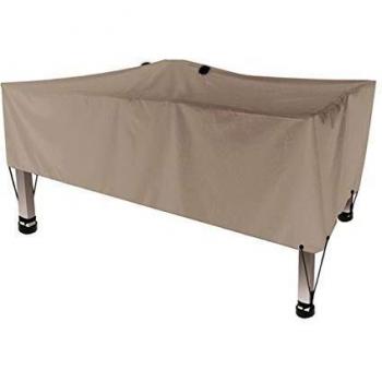Perel Garden COCT160 Funda Exterior para Mesa, 160 cm - Funda de protección para mesa, tamaño máximo 160 cm