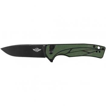 Navaja EDC Olight Oknife Mettle Verde, Acero Inoxidable 154CM, Mango G10