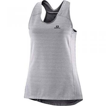 SALOMON XA Tank Camiseta De Tirantes, Mujer, Alloy/Heather, XS