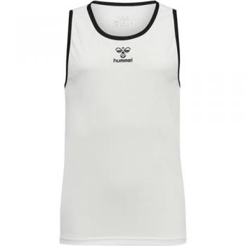 Hummel Camiseta Sin Mangas Core XK Basket para niños, 100% poliéster, diseño ligero y transpirable, tecnología de secado rápido, corte clásico, logo Hummel en el pecho