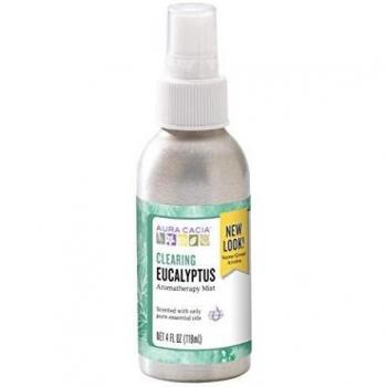 Aura Cacia Room and Body Mist, Clearing Eucalyptus, 4 Fluid Ounce