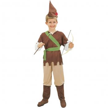 Bristol Novelty CC402 Robin Hood Budget Costume, Green, Age 4-6 Years Old