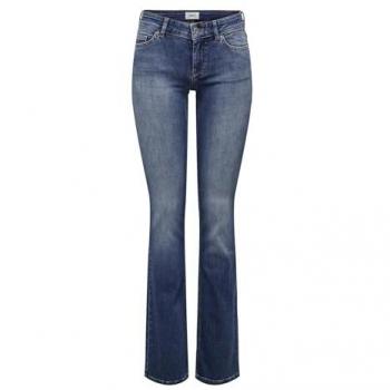 Only Blush Women's Slim Fit Flared Jeans REA1303