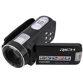 Andoer® HD-800 3.0 LCD Pantalla Full HD 24 MP 18X Zoom Digital 1080P 15 FPS Anti Vibración Video Digital Grabadora DV Cámara Videocámara DVR