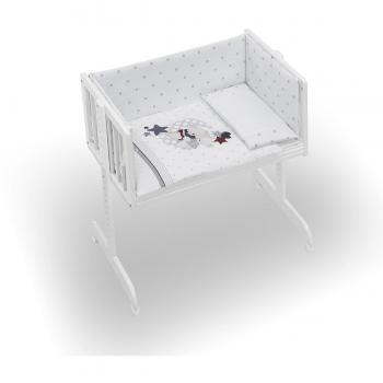 Minicuna Colecho Amoroso con Textil Gris