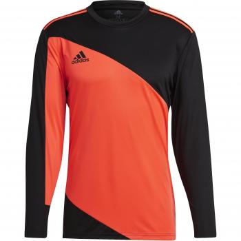 Camiseta de fútbol adidas Squadra 21 para hombre, manga larga, diseño clásico, tecnología AEROREADY que absorbe la humedad, tejido suave y ligero, ideal para entrenamientos y partidos