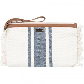 Roxy Holiday Addict Monedero, 32 cm, Marshmallow Solid Blanco