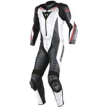 Mono Dainese Laguna Seca D1 2PC blanco / negro / rojo