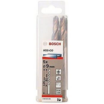 Bosch 2 608 585 896 - Pack de 5 brocas metálicas HSS-Co, DIN 338