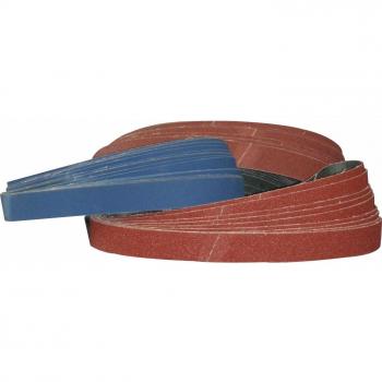 CALFLEX 502538 - Pack de 10 Bandas Abrasivas de Tela para ROTOTUBE, Medidas 635x25 mm, Grano 40
