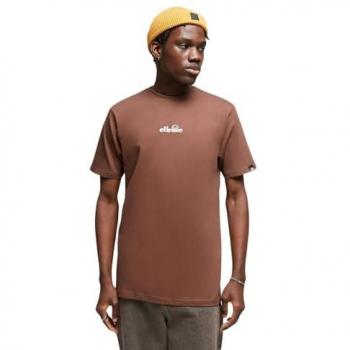 Ellesse Ollio Unisex Short Sleeve T-Shirt XS Brown