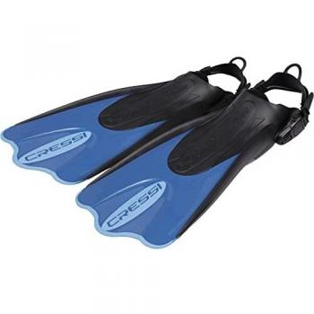 Cressi Palau SAF Aletas, Unisex, Azul/Azul Claro, XS-S