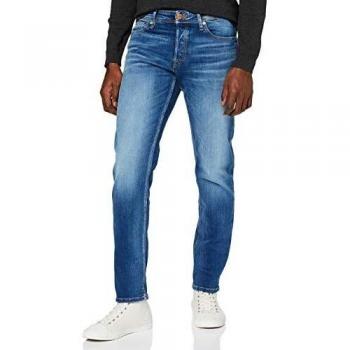 Jack & Jones JJIMIKE Slim Fit Tapered Jeans for Men - Blue Denim 32x32