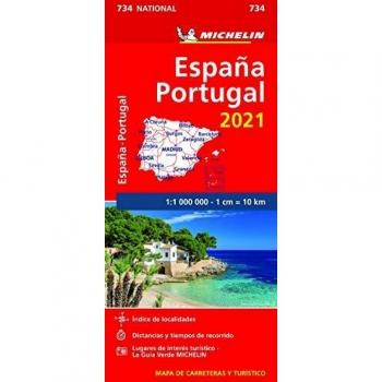 Mapa National España - Portugal 2021