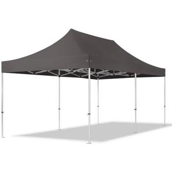 Carpa Plegable Profesional 3x6m de Aluminio 40mm PES 800, Gris Oscuro