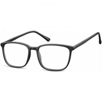 Cuadrado Montura Completa Plástico Negras Gafas Recetadas para Hombre - Gafas Anti-Azules - SmartBuy Collection