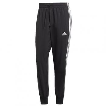 Adidas Aeroready Essentials Tapered Cuff Woven Joggers for Men - Black/White - XXL