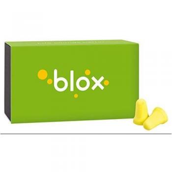 Blox Espuma Cónico - Tapones Para Los Oídos - Sueño, Descanso - 20 Pares – Ecopack