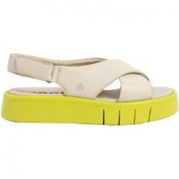 Sandalias de Piel 1855 Malaga beige Art para mujer