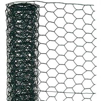 Nature Malla de Alambre Hexagonal 0,5x5 m Verde Cercado Alambrada de Jardín