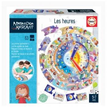 Juego Educativo Educa Les heures (FR)