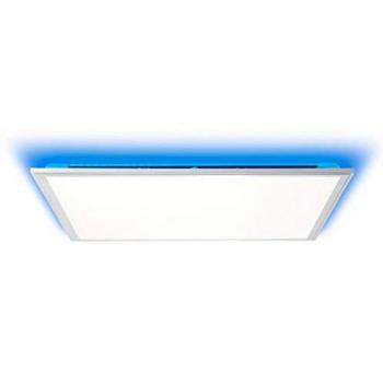 Lámpara LED de Techo Alissa 60x60 cm, Dimmable, 1x42W (Samsung-Chip), 2700-6200K, IP20, Color Plata/Blanco