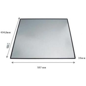 Placa de Recubrimiento LG AF-B600N - Accesorio Cubierta Protectora para Lavadoras y Secadoras, Instalación Bajo Encimeras de 82 cm, Acero Inoxidable, Color Gris