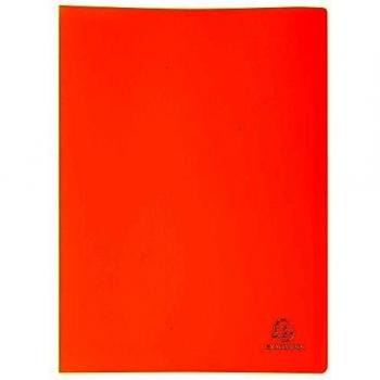 Exacompta 8519E - Carpeta de 10 fundas PVC, A4, color amarillo
