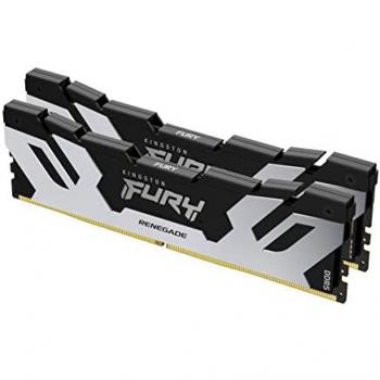 Kingston Fury 32GB (2x16GB) DDR5 8000MT/s Plata/Negro XMP KF580C38RSK2-32, Memoria RAM