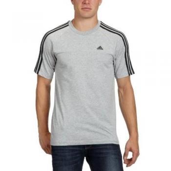 adidas - Camiseta de running para hombre, tamaño S, color gris