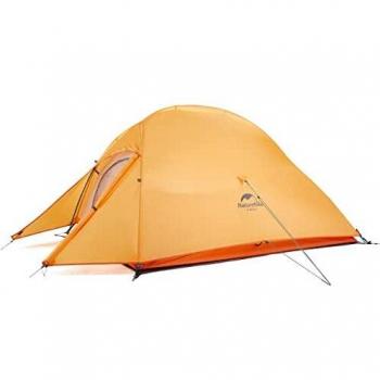 Tienda de Campaña Naturehike Cloud-Up 2 Ultraligera Impermeable para 2 Personas Autoportante Naranja