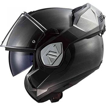 LS2 Casco Moto Modular ADVANT SOLID Jeans - Casco modular, color gris, talla S, diseño avanzado para comodidad y seguridad en la conducción