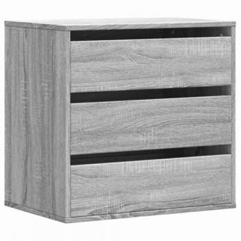 Cajonera de esquina madera ingeniería gris Sonoma 60x41x58 cm