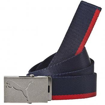 Puma Gürtel Core Webbing Belt - Prenda deportiva para bebé niña, color Negro, talla Talla única