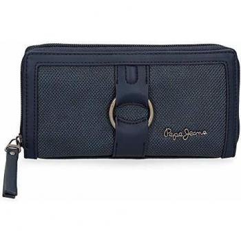 Pepe Jeans Daphne Cartera Azul 18x10x2 cms Piel Sintética