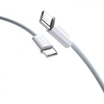Cable USB-C trenzado de fibra de carbono 1m PD 60W azul claro