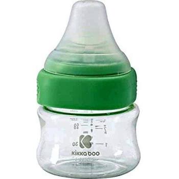 Kikka Boo Biberon de vidrio 100 ml Mint - Biberones