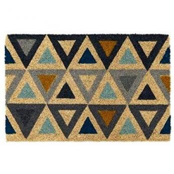 tt tiendatienda Felpudo Zigzag Fibra DE Coco 60 X 40 X 1,50 CM.