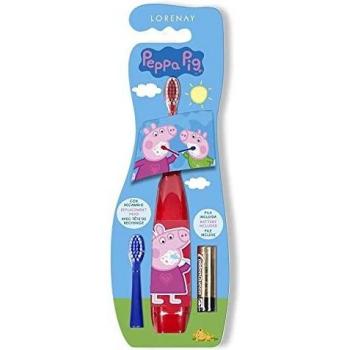Peppa Pig Cepillo De Dientes Eléctrico Infantil Con Dos Cabezales Y Pila Incluida