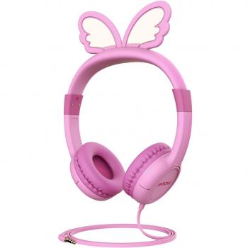 Auriculares Niños, Mpow Cascos Infantil Música para Niños con Volumen Limitado de 85dB, Materiales Seguros de Grado Alimentario, 3.5mm Jack, Puerto Compatido con Amigo, Regalo para Niño de 3-10 Años