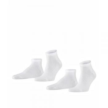 Falke Happy Men's Ankle Socks - 2-Pack, Cotton, Size 39-42
