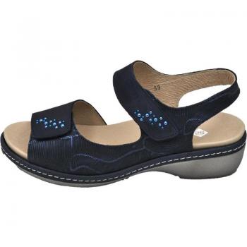 Sandalias de Mujer PIESANTO Tallas Grandes Modelo 200818 Plantilla Extraíble Color Marino